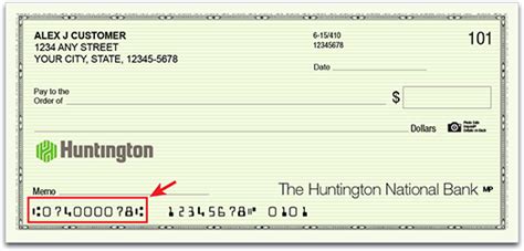 Building a relationship with Huntington has its perks, and a great place to start is Huntington Perks Checking. . Huntington bank account number on check